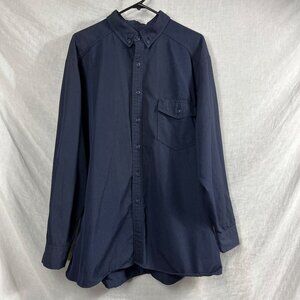 Oberon Arc 8‎ Shirt Mens XL Long Sleeve Navy Blue Category 2 Electrician